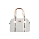 Childhome Mommy Club Signature Canvas Off White – přebalovací taška 38×27×21 cm