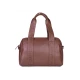 Childhome Mommy Club Signature Vegan Leather Dark Brown – přebalovací taška 38×27×21 cm