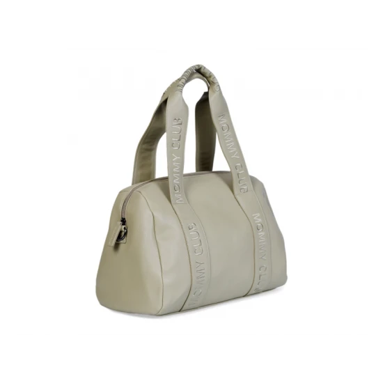 Childhome Mommy Club Signature Vegan Leather Green – přebalovací taška 38×27×21 cm