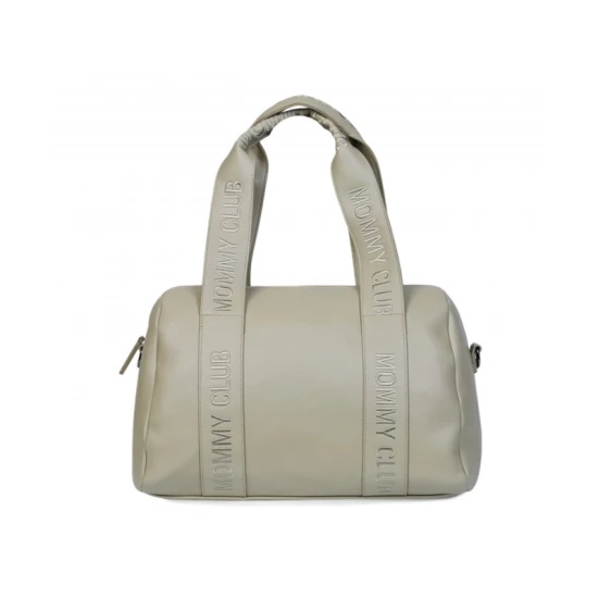 Childhome Mommy Club Signature Vegan Leather Green – přebalovací taška 38×27×21 cm