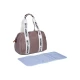 Childhome Mommy Club Signature Teddy Soft Brown – přebalovací taška 38×27×21 cm