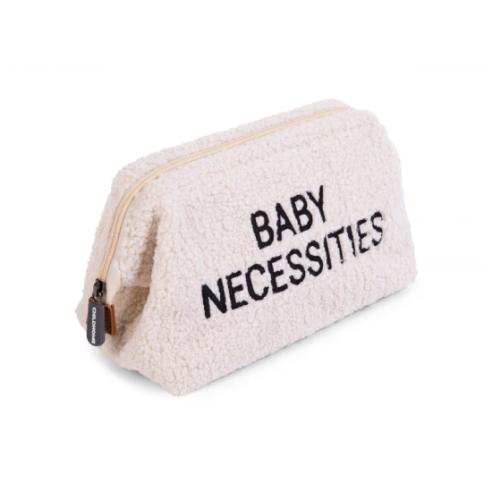 Childhome Baby Necessities Teddy Off White – toaletní taška 27×13×15 cm