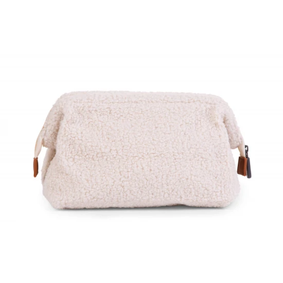 Childhome Baby Necessities Teddy Off White – toaletní taška 27×13×15 cm