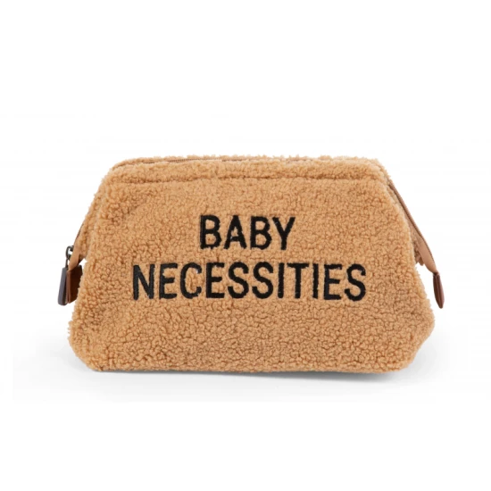 Childhome Baby Necessities Teddy Beige – toaletní taška 27×13×15 cm