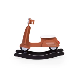 Houpací skútr dřevěný Rust Black