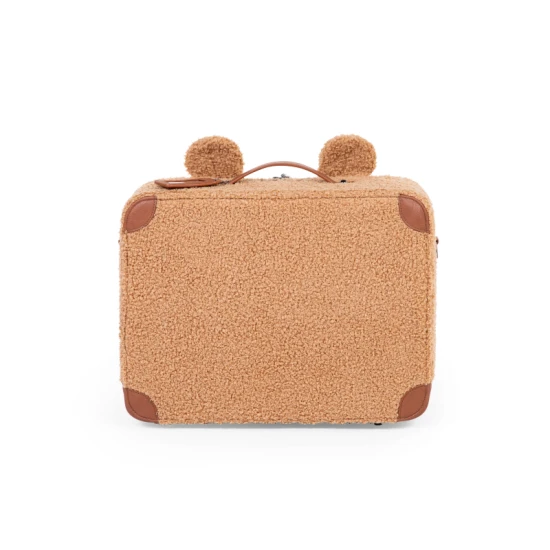 Childhome Teddy Beige – dětský cestovní kufr 40×30×15 cm