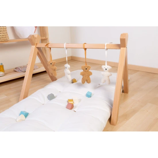 Childhome Natural – dřevěná hrazda Tipi Play na závěsné hračky