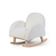 Dětské houpací křeslo Teddy Off White