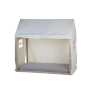 Textilní potah Tipi na rám postele Domeček White 70×140 cm