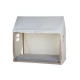 Childhome White 70×140 cm – textilní potah na rám postele Domeček