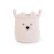 Koš na hračky Teddy Off White 30x30x30 cm