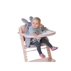 Sedací podložka do dětské židličky Rabbit Jersey Grey