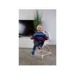 Židlička 2v1 Evolu 2 Natural / White