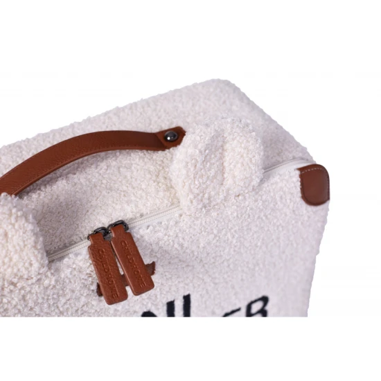 Dětský cestovní kufr Teddy Off White, ideální pro děti na cestování.