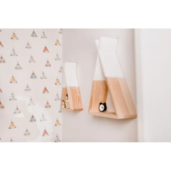 Childhome Police na stěnu Tipi Natural White Police na stěnu Tipi Natural White