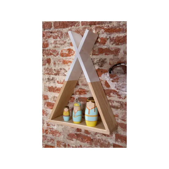 Childhome Police na stěnu Tipi Natural White Police na stěnu Tipi Natural White