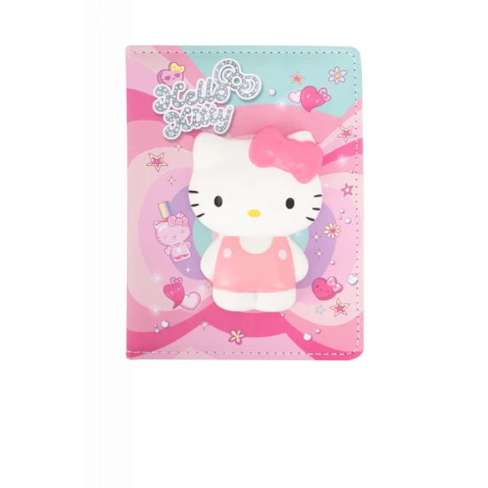 Zápisník B6 s 3D postavičkou růžový Hello Kitty Pastel Pink
