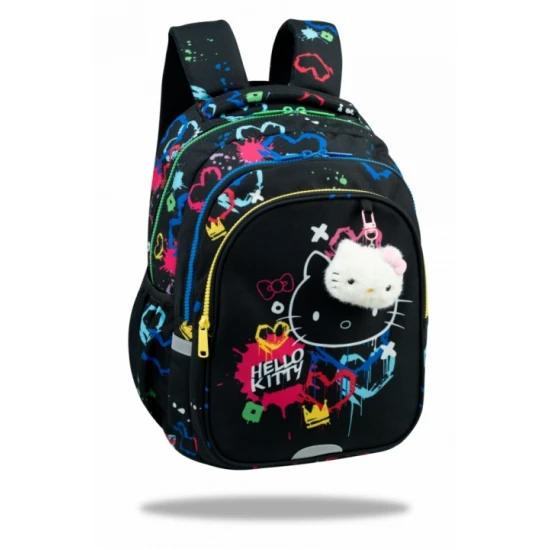 Školská taška Jerry 38 cm Hello Kitty Neon Black