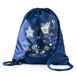 Sportovní stahovací vak Robot Game Blue Sportovní stahovací vak Robot Game Blue