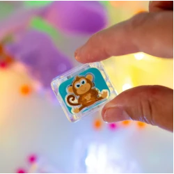 Senzorické svítící kostky do vody ZOO