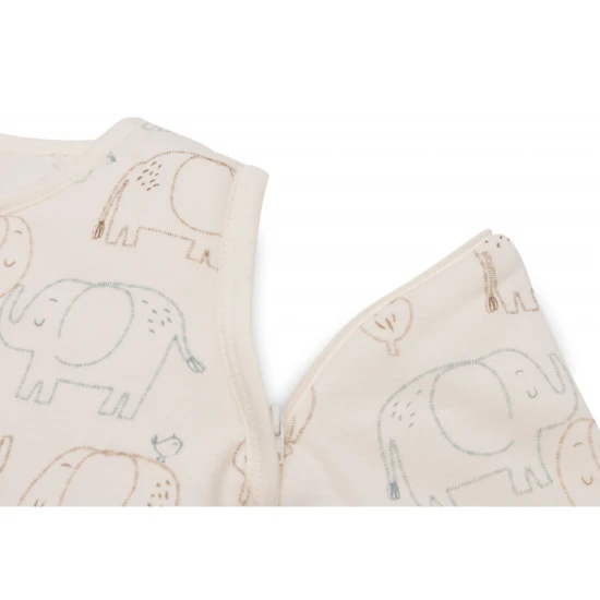 Jollein Spací pytel 2v1 70cm Elephant Tales