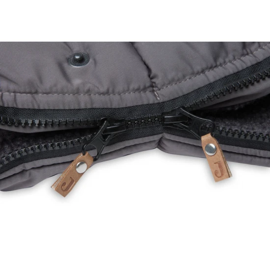 Jollein Fusak do kočárku Grey Teplý fusak do kočárku s plyšovou podšívkou