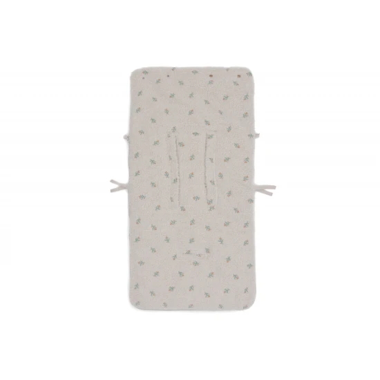 Plyšový fusak do autosedačky s výšivkou a jemným fleecovým vnitřkem pro maximální pohodlí miminka.