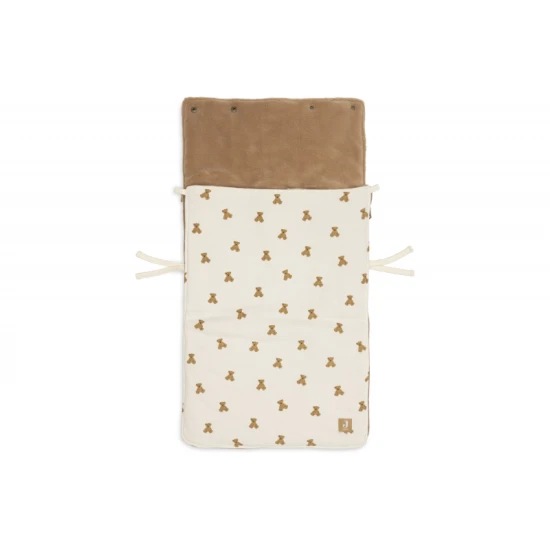 Jollein Fusak do autosedačky Mini Teddy Bear Waffle
