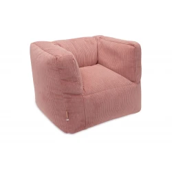 Dětské křesílko Beanbag Corduroy Wild Rose