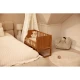 Dětské křesílko Beanbag Corduroy Olive Green