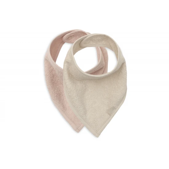 Podbradník bandana 2 ks Silk Rose / Sand