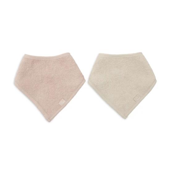 Podbradník bandana 2 ks Silk Rose / Sand