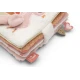 Textilní knížka s aktivitami Soft Plumes – Jollein 221-001-68200