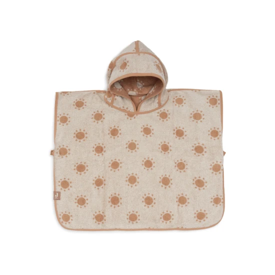 Jollein Osuška pončo froté Jacquard Sun