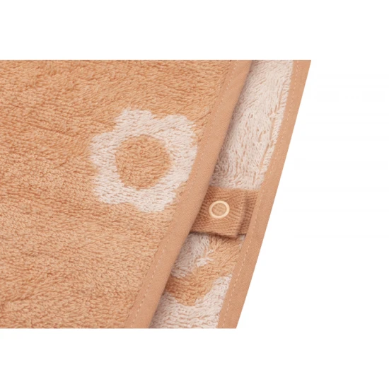 Jollein Osuška pončo froté Jacquard Flower