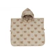 Jollein Osuška pončo froté Jacquard Teddy Bear