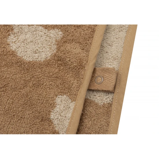 Jollein Osuška pončo froté Jacquard Teddy Bear