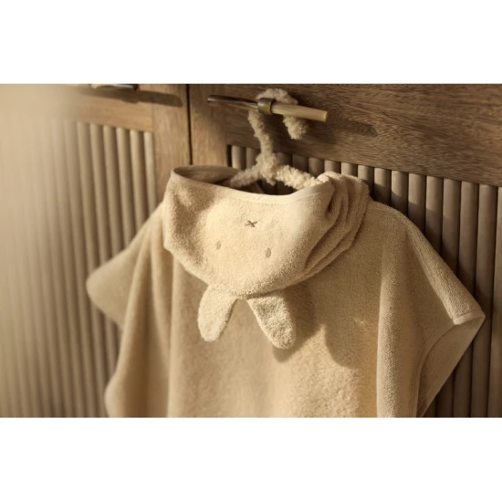 Jollein Osuška pončo Miffy Warm Sand