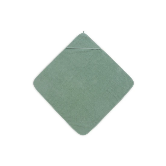 Jollein Osuška s kapucí froté 75x75 cm Ash Green