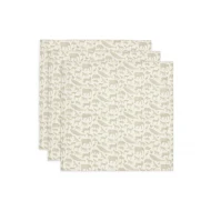 Plenky 3 ks 70x70 cm Animals Olive Green