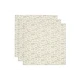 Plenky 3 ks 70x70 cm Animals Olive Green