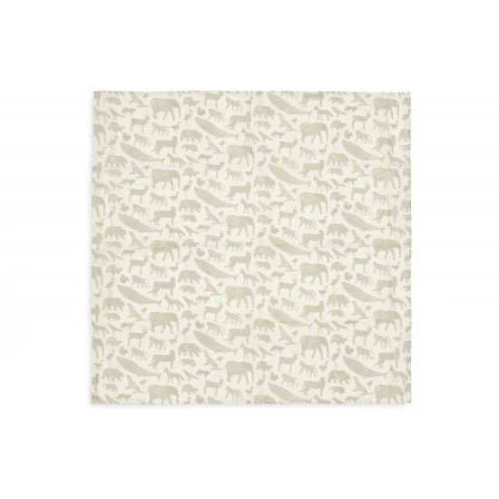 Plenky 3 ks 70x70 cm Animals Olive Green
