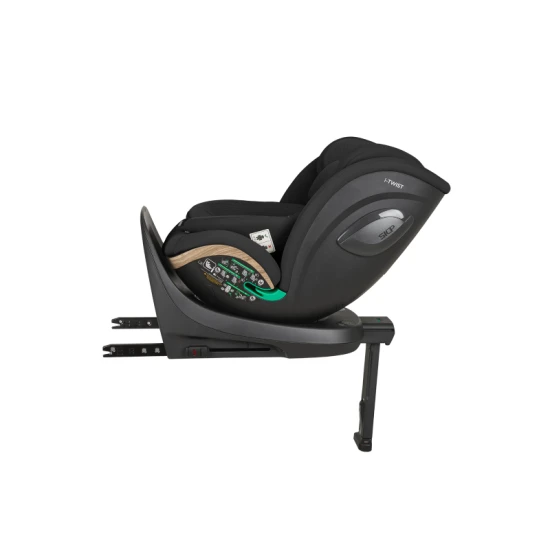 Autosedačka 40-150 cm i-Twist i-SIZE Black - KikkaBoo 31002100114KB