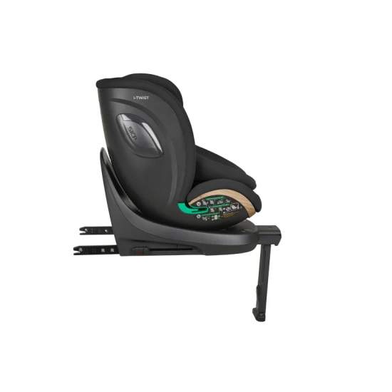 Autosedačka 40-150 cm i-Twist i-SIZE Black - KikkaBoo 31002100114KB