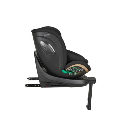 Autosedačka 40-150 cm i-Twist i-SIZE Black - KikkaBoo 31002100114KB