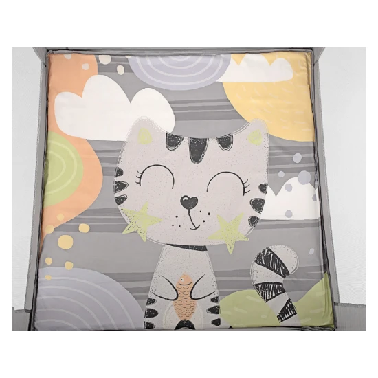 Hrací ohrádka Enjoy Grey Cat - KikkaBoo 31003030014KB