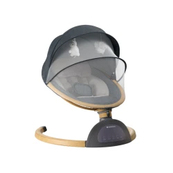 Elektrické houpací lehátko Ashlee Dark Grey