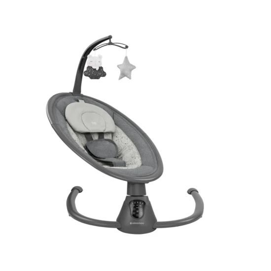 Elektrické houpací lehátko Twiddle Grey - KikkaBoo 31005010077KB