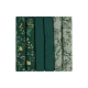 Mušelínové pleny 30x30 cm 6ks Secret Garden Green - KikkaBoo 31103010105KB