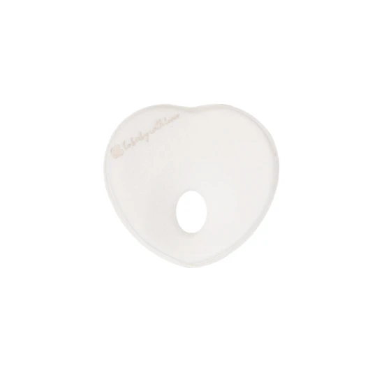Ergonomický polštářek z paměťové pěny Heart Airknit White - KikkaBoo 31106010128KB